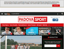 Tablet Screenshot of padovasport.tv